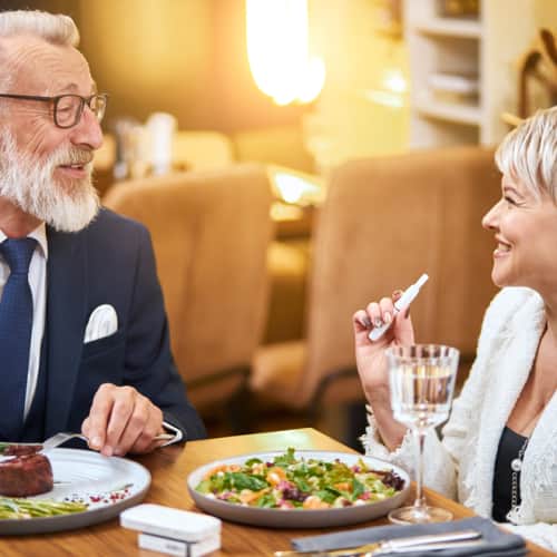 Dating at a public place