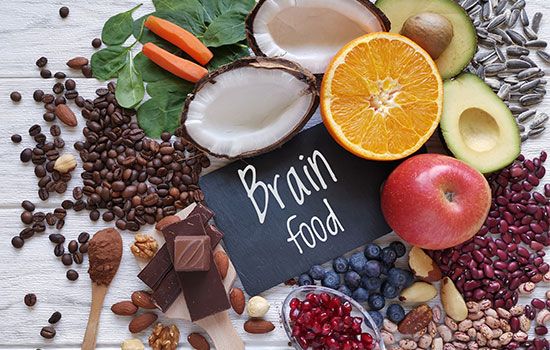 Different ingredients good for Brain