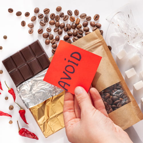 Avoid Alcohol and caffeine for elderly