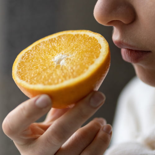 Changes in taste, smell, and vision