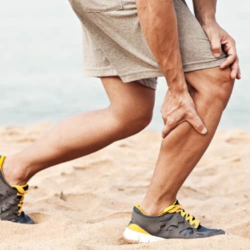 Muscle cramps (loss of electrolytes) in elderly