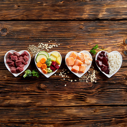 Properly chopped Food