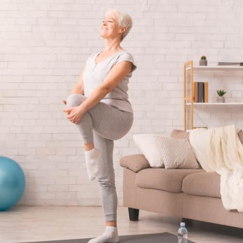 Senior Women Balancing 