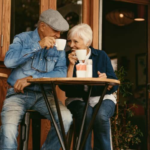 Dating at  Coffee shops or cafes