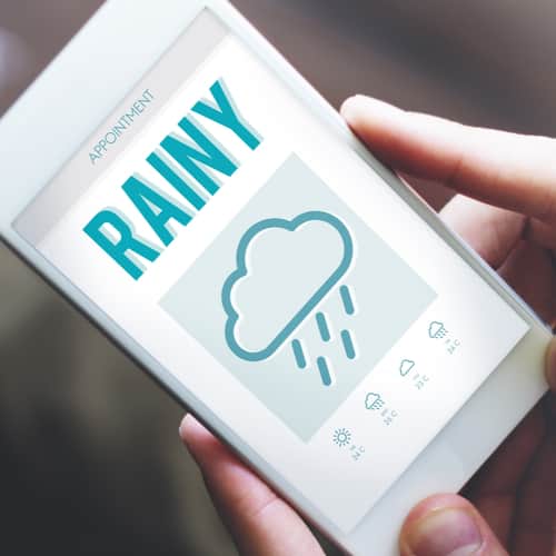 Check weather updates regularly