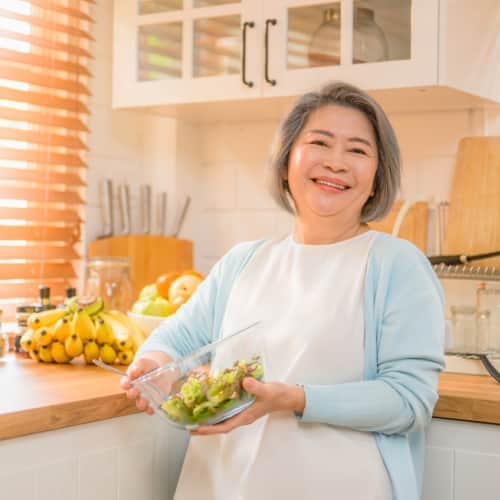 Senior women in the Kitchen