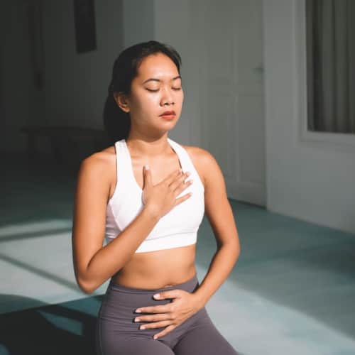 Diaphragmatic breathing