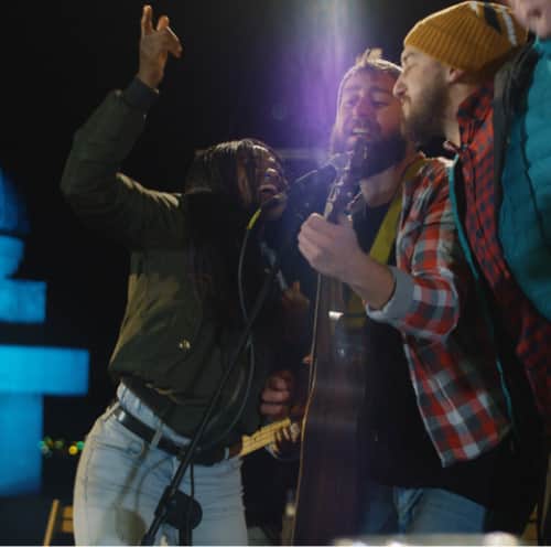 Form or join music groups