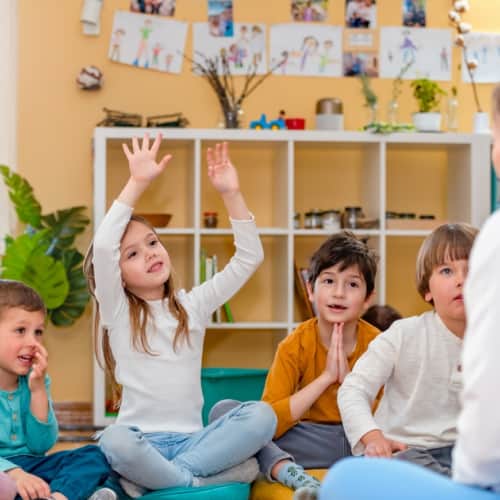 Interact with children