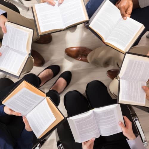 Join a book-reading club