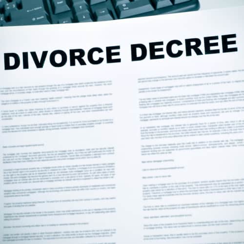 Presentation of uncontested Divorce