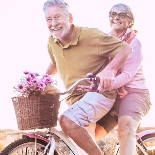 seniors Laughing a lot 