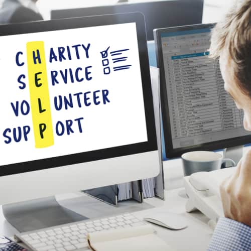 Volunteer for helplines