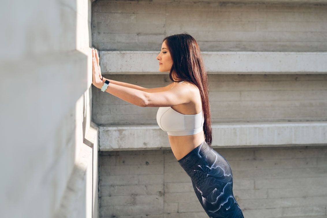 Wall push-ups