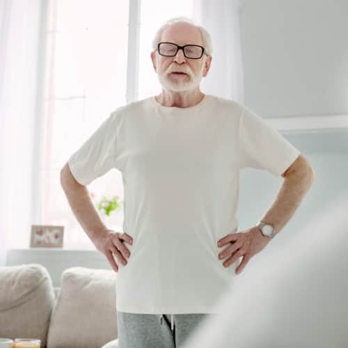 Empty nest syndrome- Old man living lonely