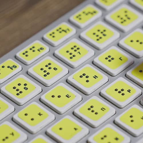 Elderly adaptive equipment for the visually impaired