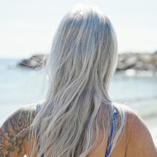 Let your hair go gray naturally