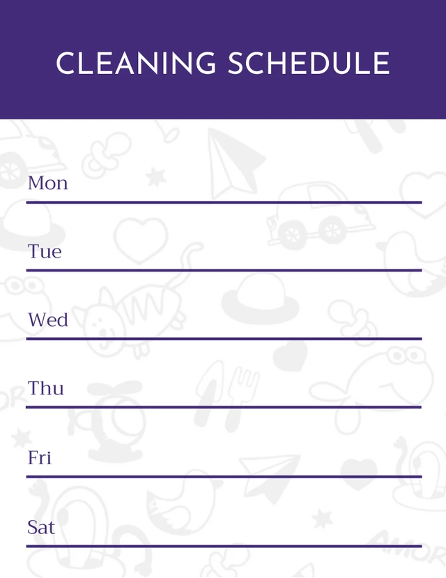 Maintaining a simple cleaning schedule for a tub