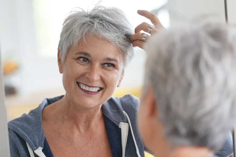 Shoulder-Length Bob with Side Bangs