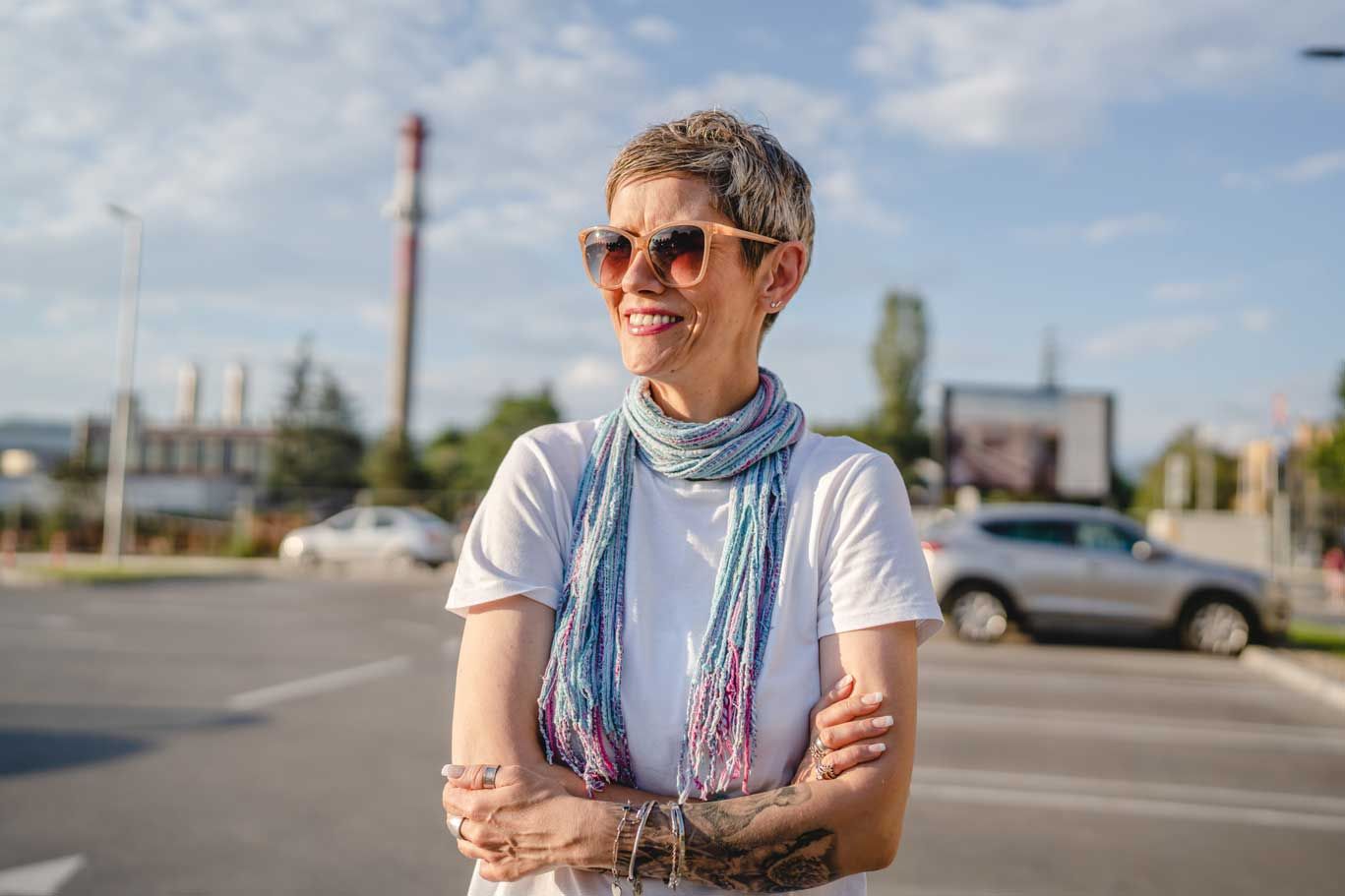 Pixie Cut for Older Women with Glasses