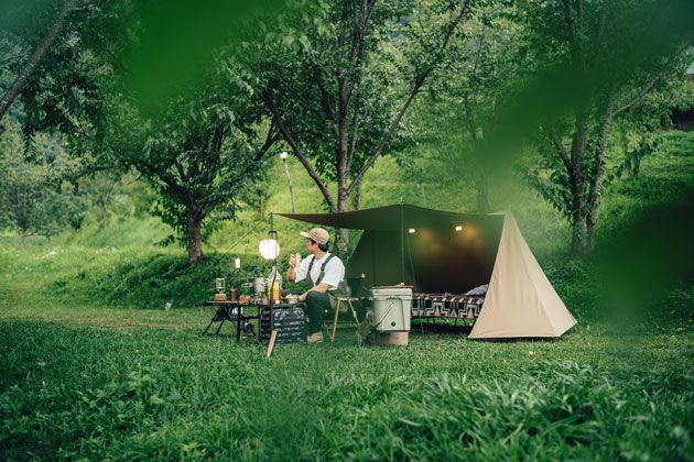 Glamorous Camping Experience for the Birthd