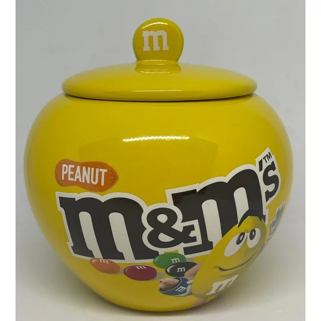 Yellow M&M Candy Jar