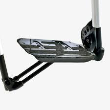 Power folding footrest for stair Lifts