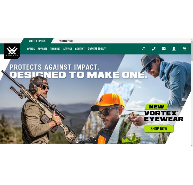 Vortex Crossfire HD Binoculars website