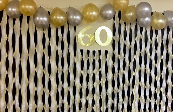 Silver and Golden Options for Different Tastes for 60th birthday