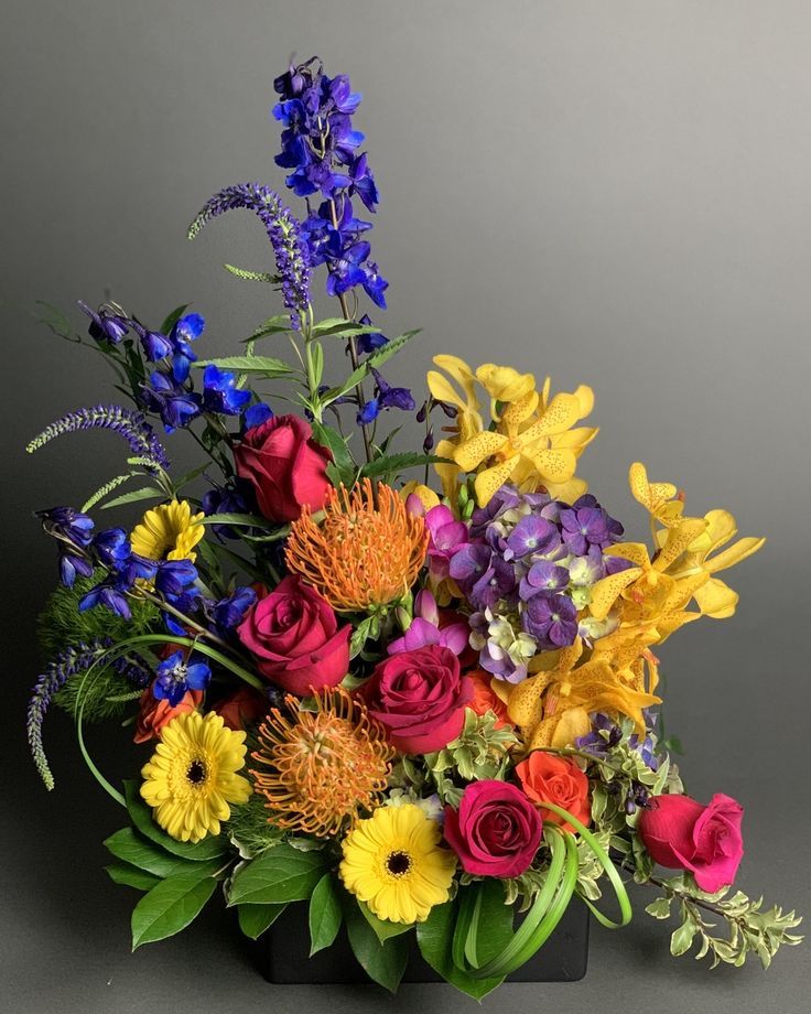 Opt for Vibrant Colors and Bold Arrangements