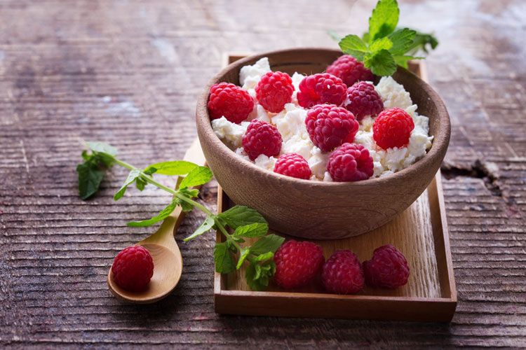 Cottage Cheese with Berries