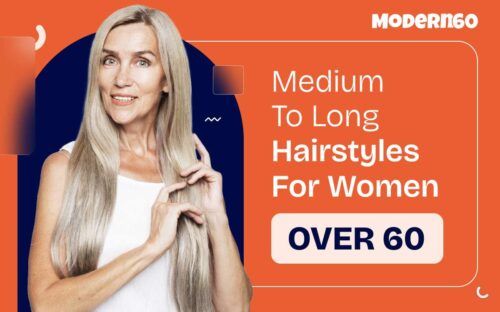65+ Stylish Medium Long Hairstyles for Women Over 60
