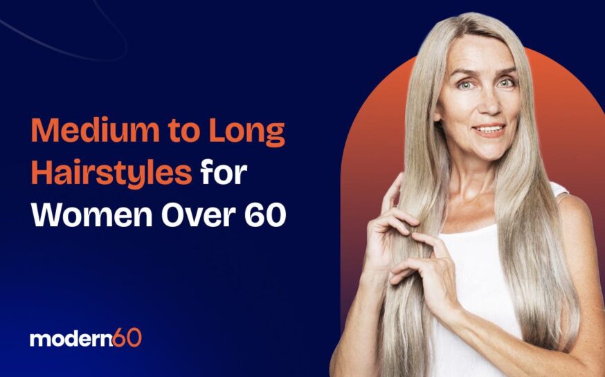 65+ Stylish Medium Long Hairstyles for Women Over 60