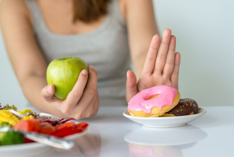 Practicing saying “no.”