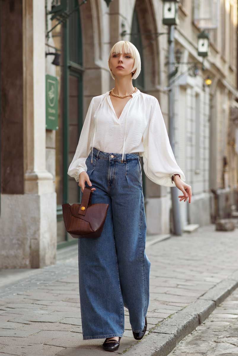 Wide-Leg Trousers