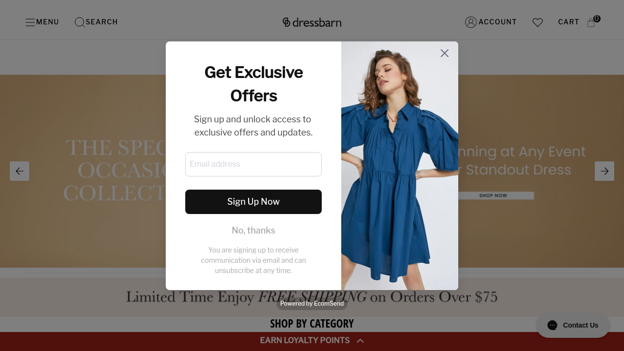 Dress Barn website