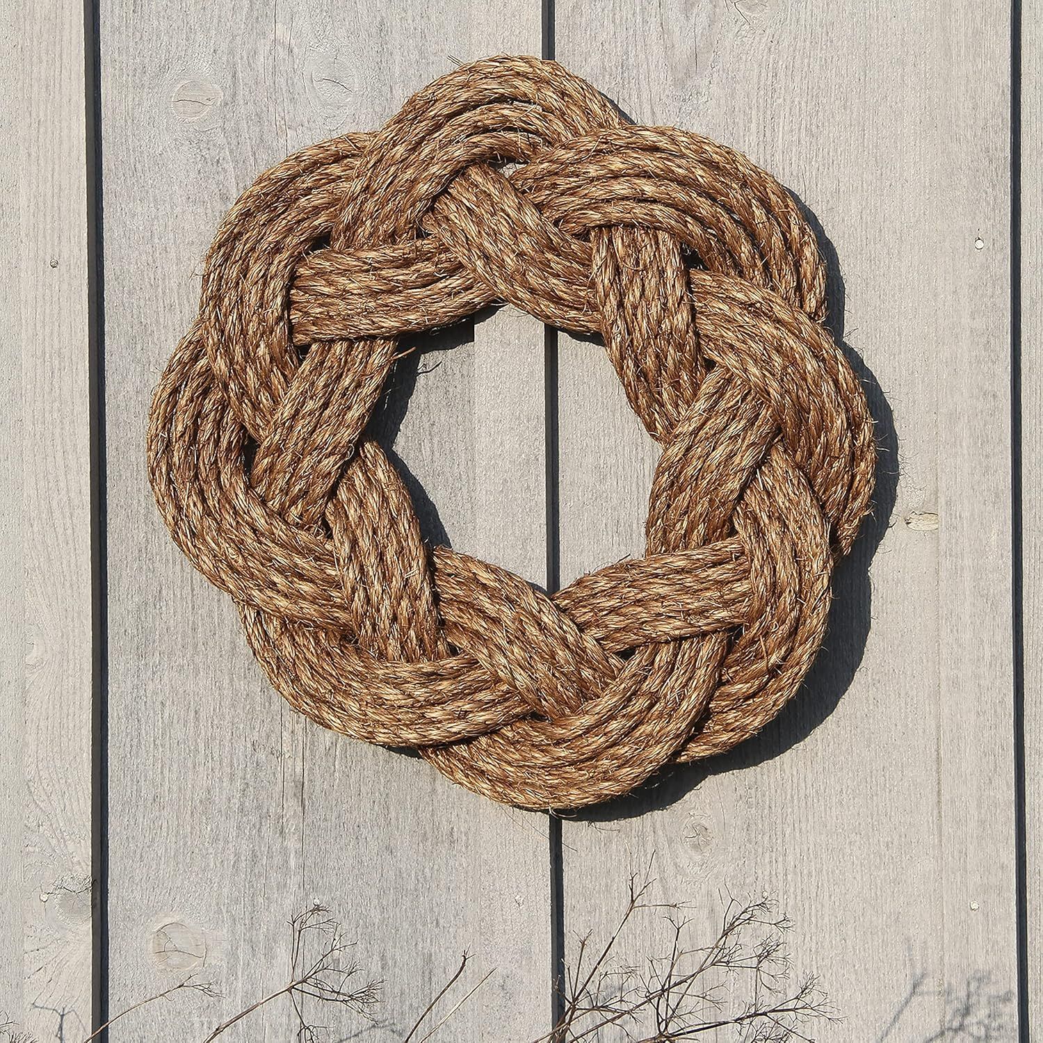 Braided Rope Wreath