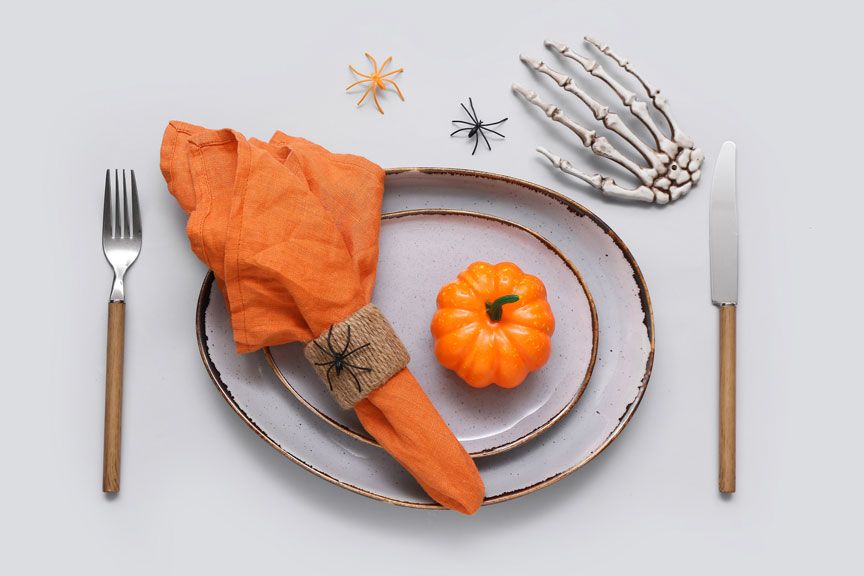 Pumpkin Napkin Fold