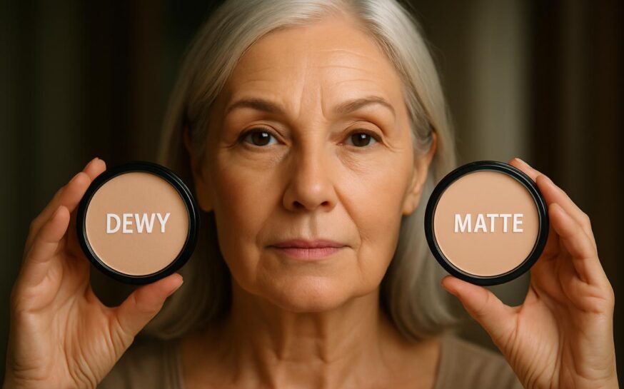 Dewy vs. Matte Makeup – What Works Best After 60